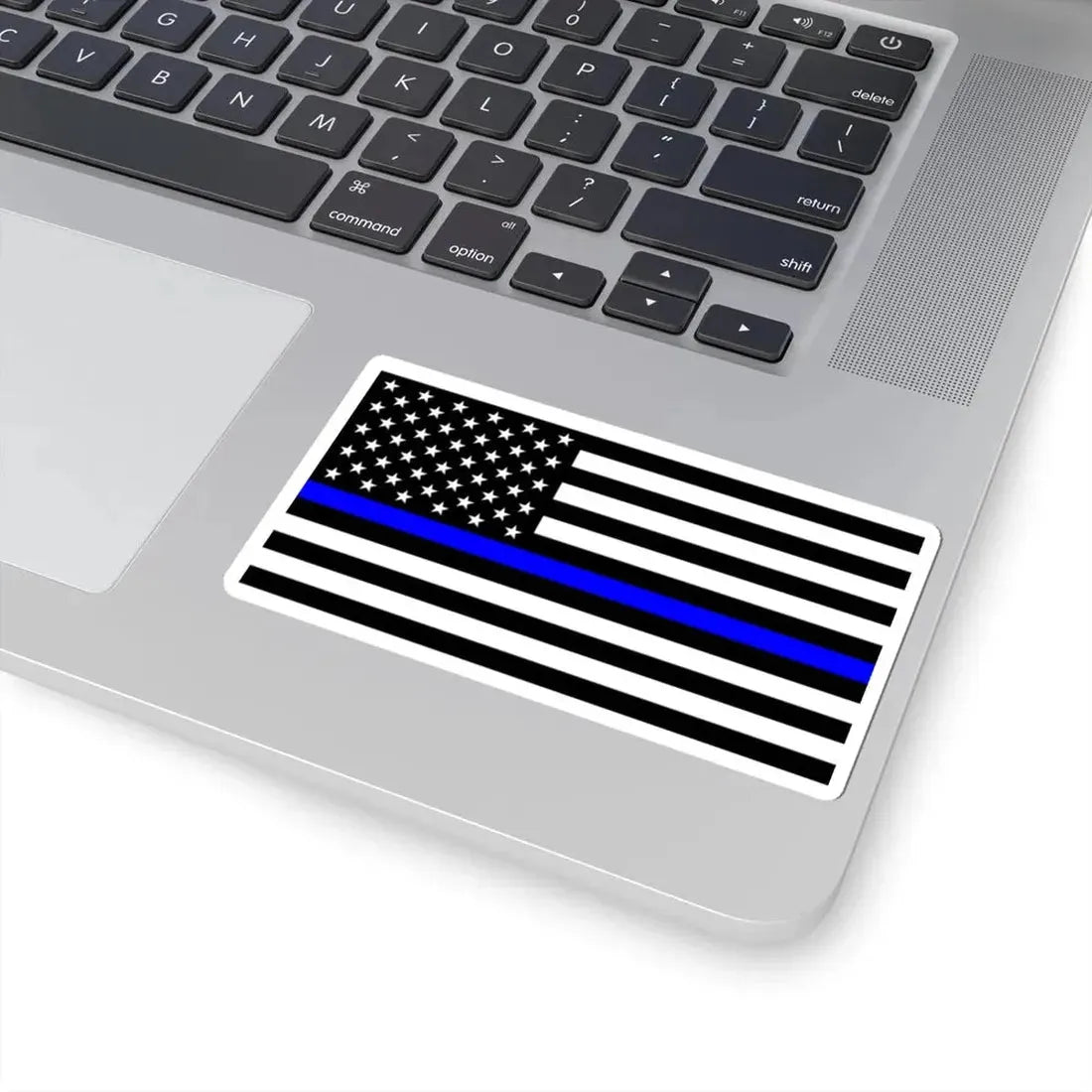 Thin Blue Line Flag United States (United States) STICKER Vinyl Kiss-Cut Decal - The Sticker Space