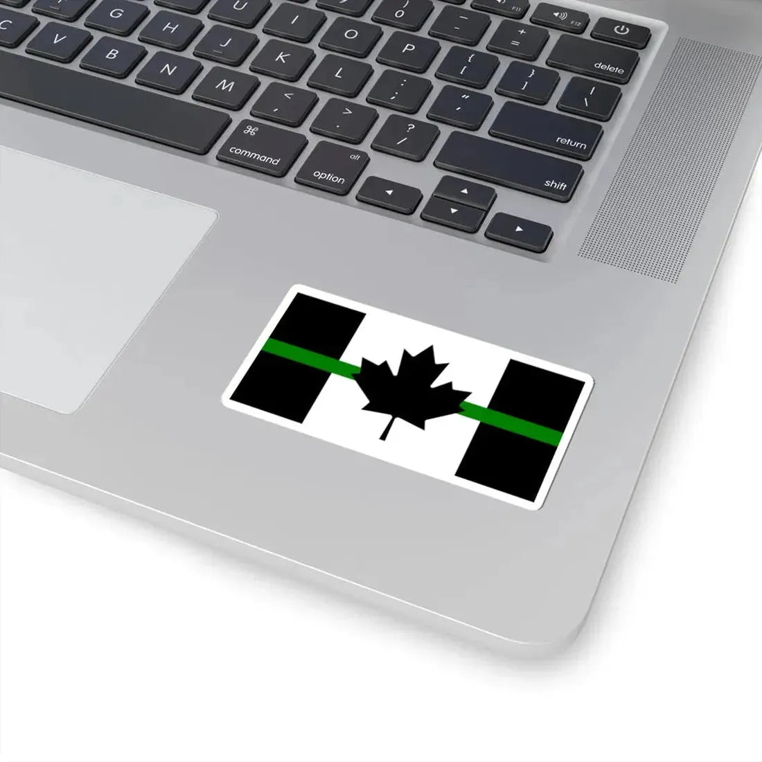 Thin Green Line Flag Canada (Canada) STICKER Vinyl Kiss-Cut Decal - The Sticker Space