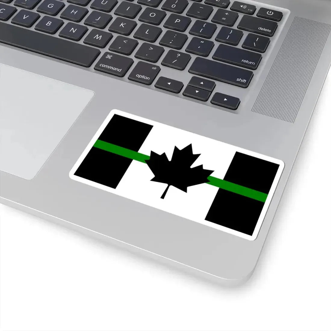 Thin Green Line Flag Canada (Canada) STICKER Vinyl Kiss-Cut Decal - The Sticker Space