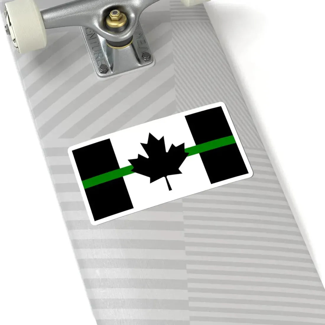 Thin Green Line Flag Canada (Canada) STICKER Vinyl Kiss-Cut Decal - The Sticker Space