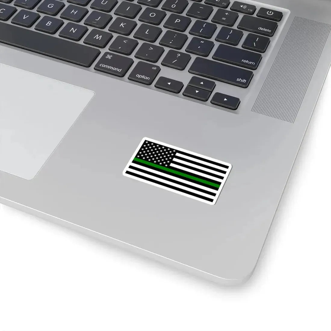 Thin Green Line Flag United States (United States) STICKER Vinyl Kiss-Cut Decal - The Sticker Space