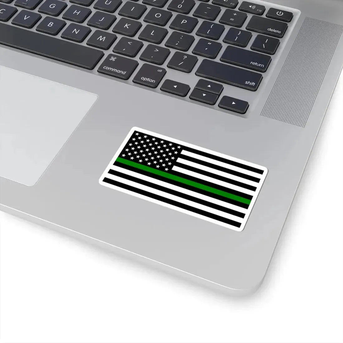 Thin Green Line Flag United States (United States) STICKER Vinyl Kiss-Cut Decal - The Sticker Space