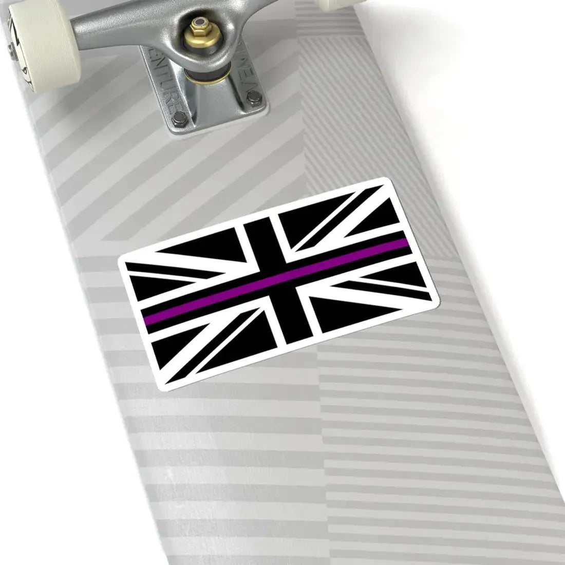 Thin Purple Line Flag United Kingdom (United Kingdom) STICKER Vinyl Kiss-Cut Decal - The Sticker Space