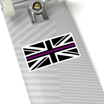 Thin Purple Line Flag United Kingdom (United Kingdom) STICKER Vinyl Kiss-Cut Decal - The Sticker Space