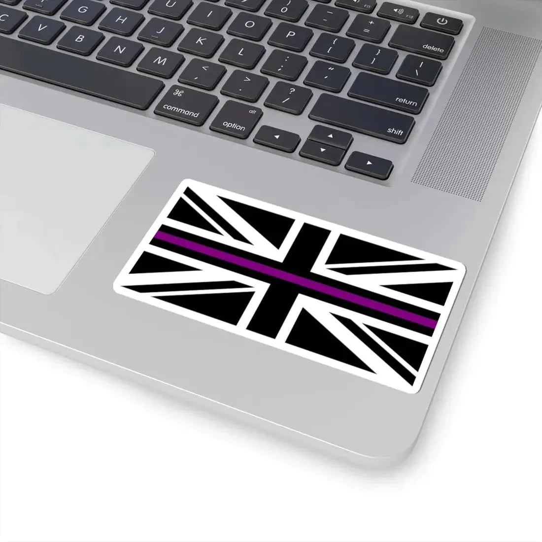 Thin Purple Line Flag United Kingdom (United Kingdom) STICKER Vinyl Kiss-Cut Decal - The Sticker Space
