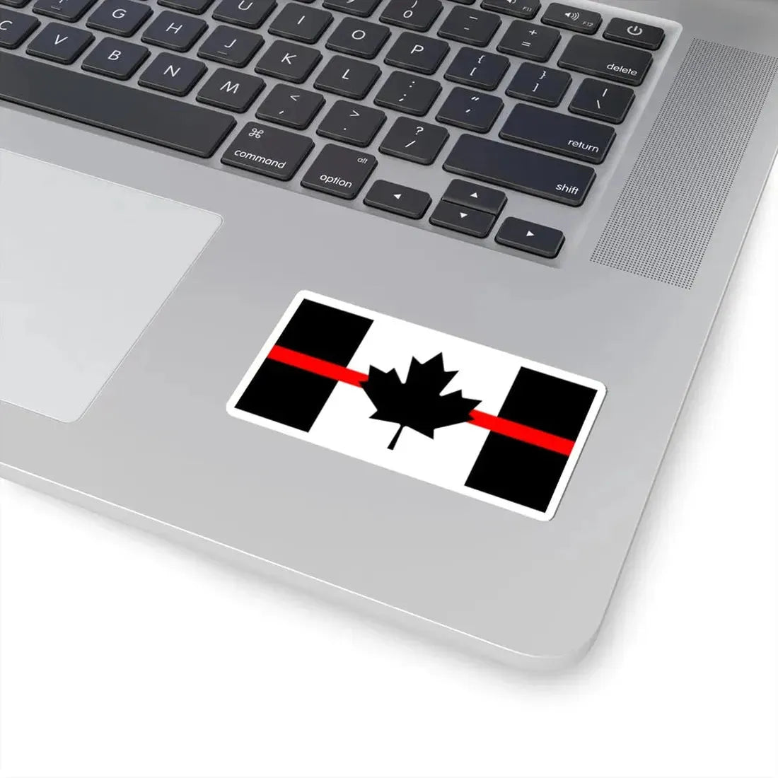 Thin Red Line Flag Canada (Canada) STICKER Vinyl Kiss-Cut Decal - The Sticker Space
