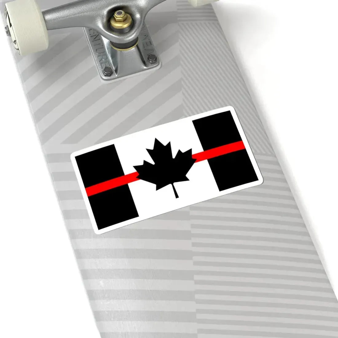 Thin Red Line Flag Canada (Canada) STICKER Vinyl Kiss-Cut Decal - The Sticker Space