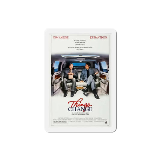Things Change 1988 Movie Poster Refrigerator Magnet 2 Inch - The Sticker Space