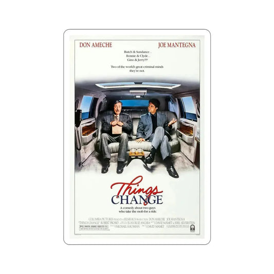 Things Change 1988 Movie Poster STICKER Vinyl Die-Cut Decal 6 Inch - The Sticker Space