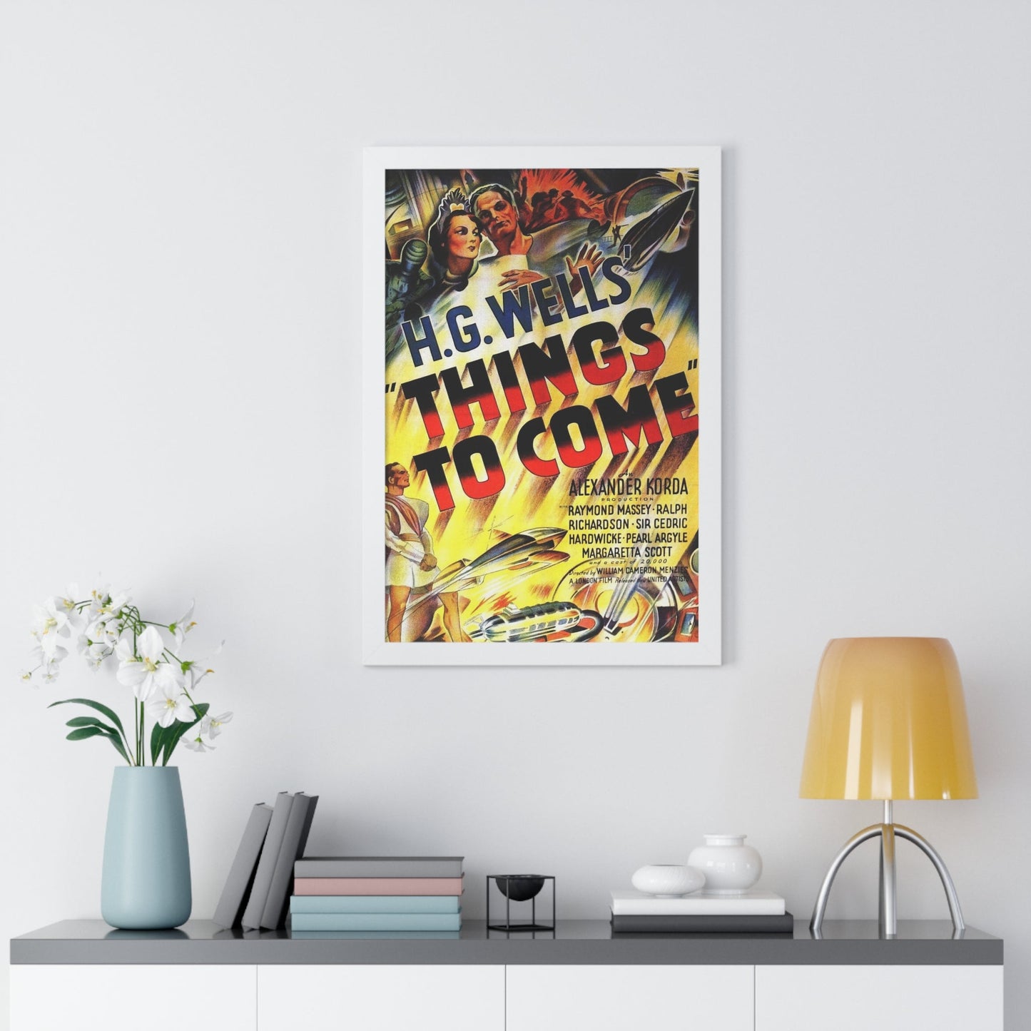 THINGS TO COME 1936 - Framed Movie Poster-The Sticker Space