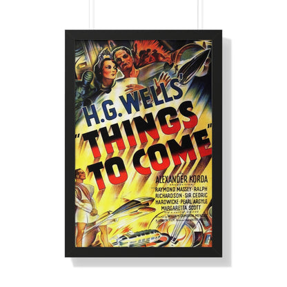 THINGS TO COME 1936 - Framed Movie Poster-20" x 30"-The Sticker Space