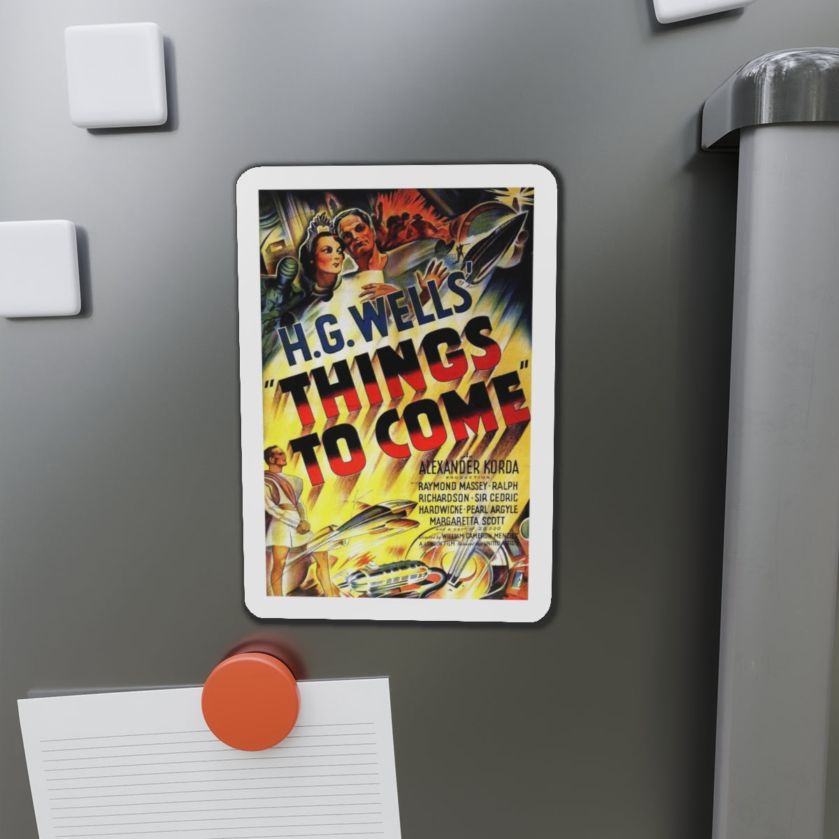 THINGS TO COME 1936 Movie Poster - Refrigerator Magnet