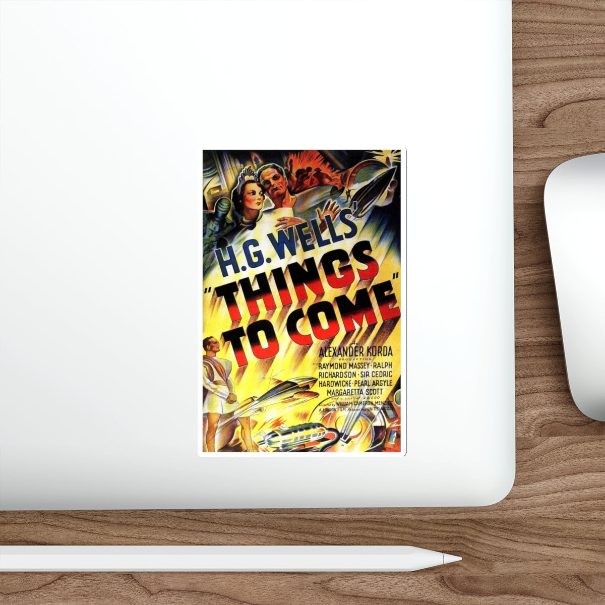 THINGS TO COME 1936 Movie Poster STICKER Vinyl Die-Cut Decal-The Sticker Space