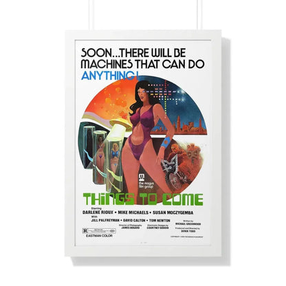 THINGS TO COME 1976 - Framed Movie Poster 20" x 30" White - The Sticker Space