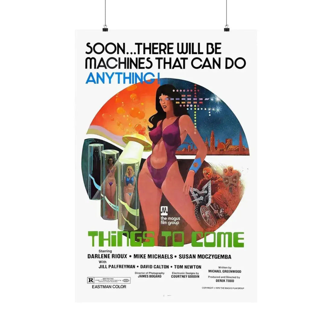 THINGS TO COME 1976 - Paper Movie Poster 24″ x 36″ Matte - The Sticker Space