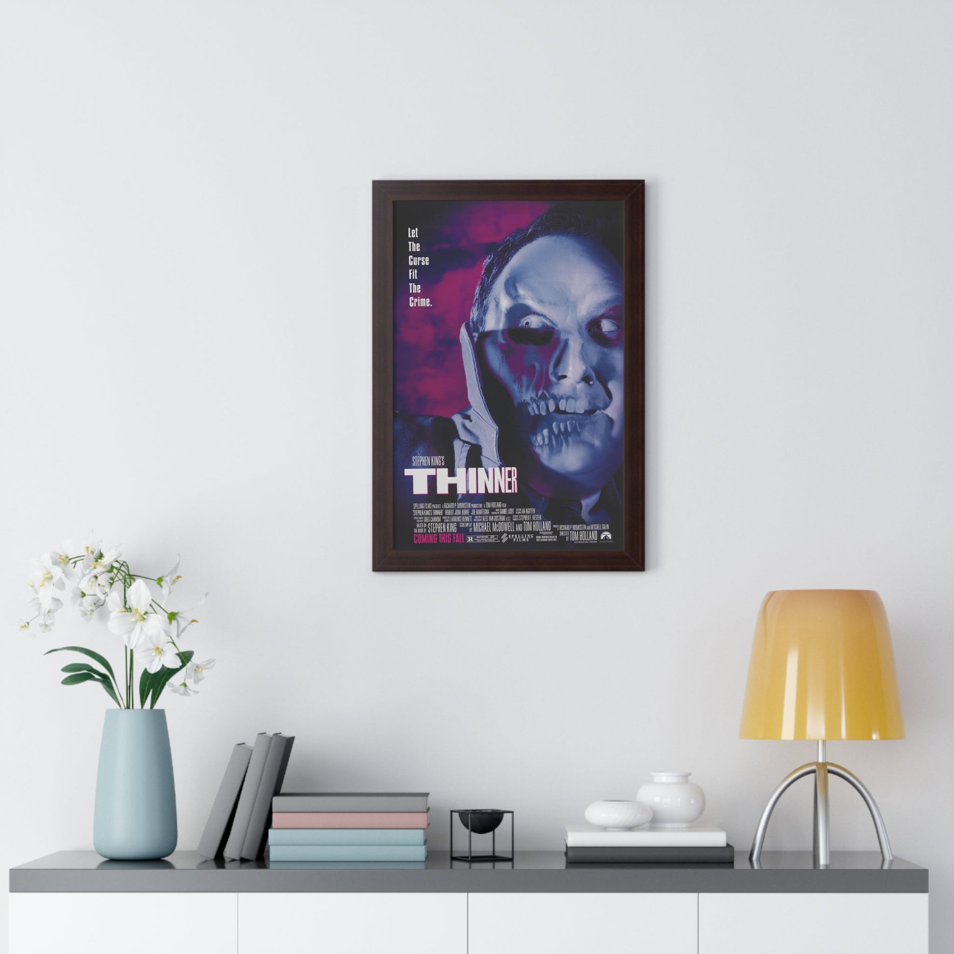 THINNER 1996 - Framed Movie Poster-The Sticker Space