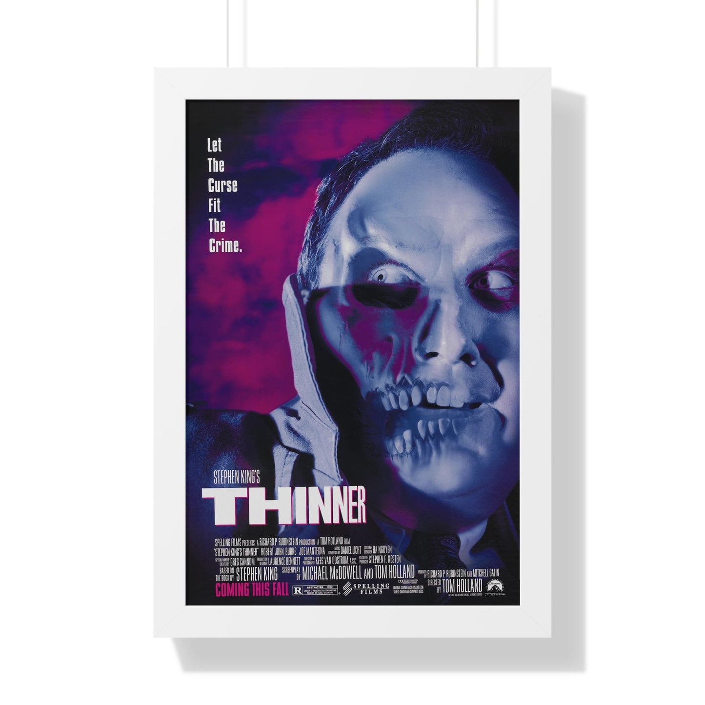 THINNER 1996 - Framed Movie Poster-16″ x 24″-The Sticker Space