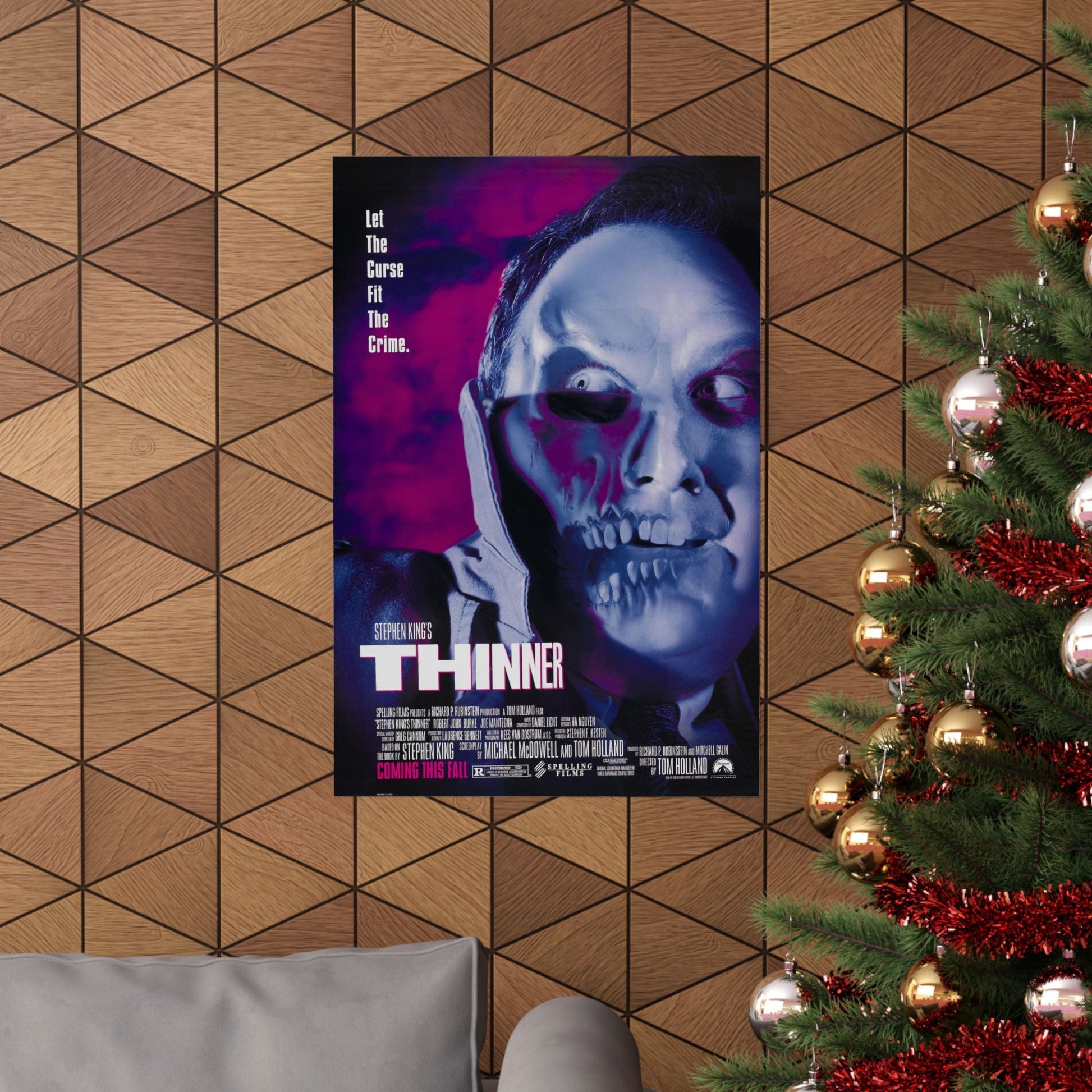 THINNER 1996 - Paper Movie Poster-The Sticker Space