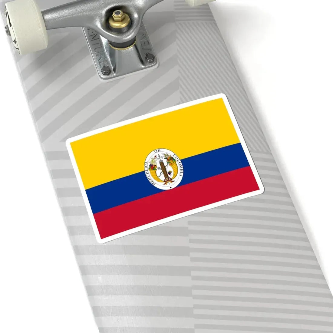 Third flag of the Gran Colmbia 1821-1831 (Colombia) STICKER Vinyl Kiss-Cut Decal - The Sticker Space
