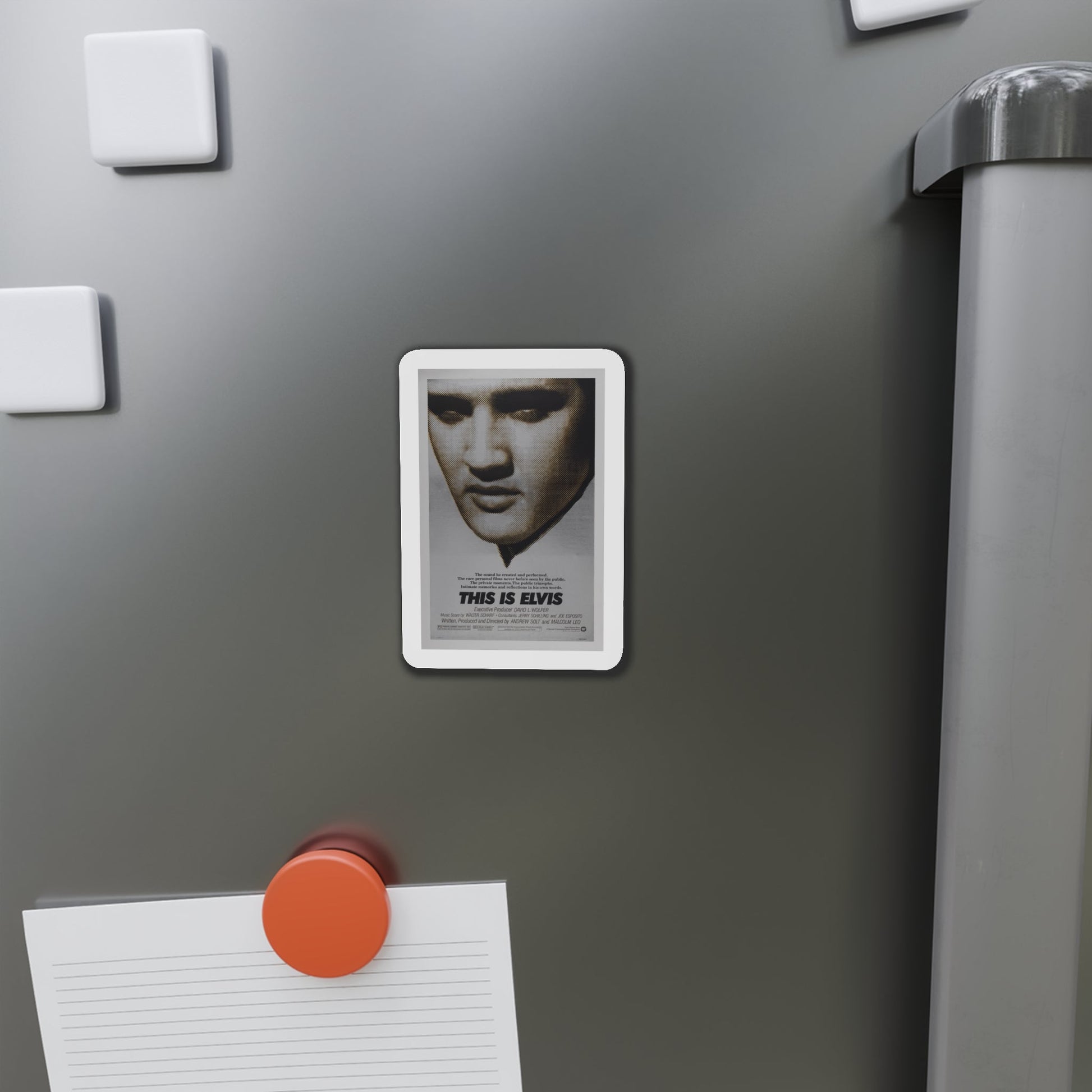 This is Elvis 1981 Movie Poster Die-Cut Magnet-The Sticker Space