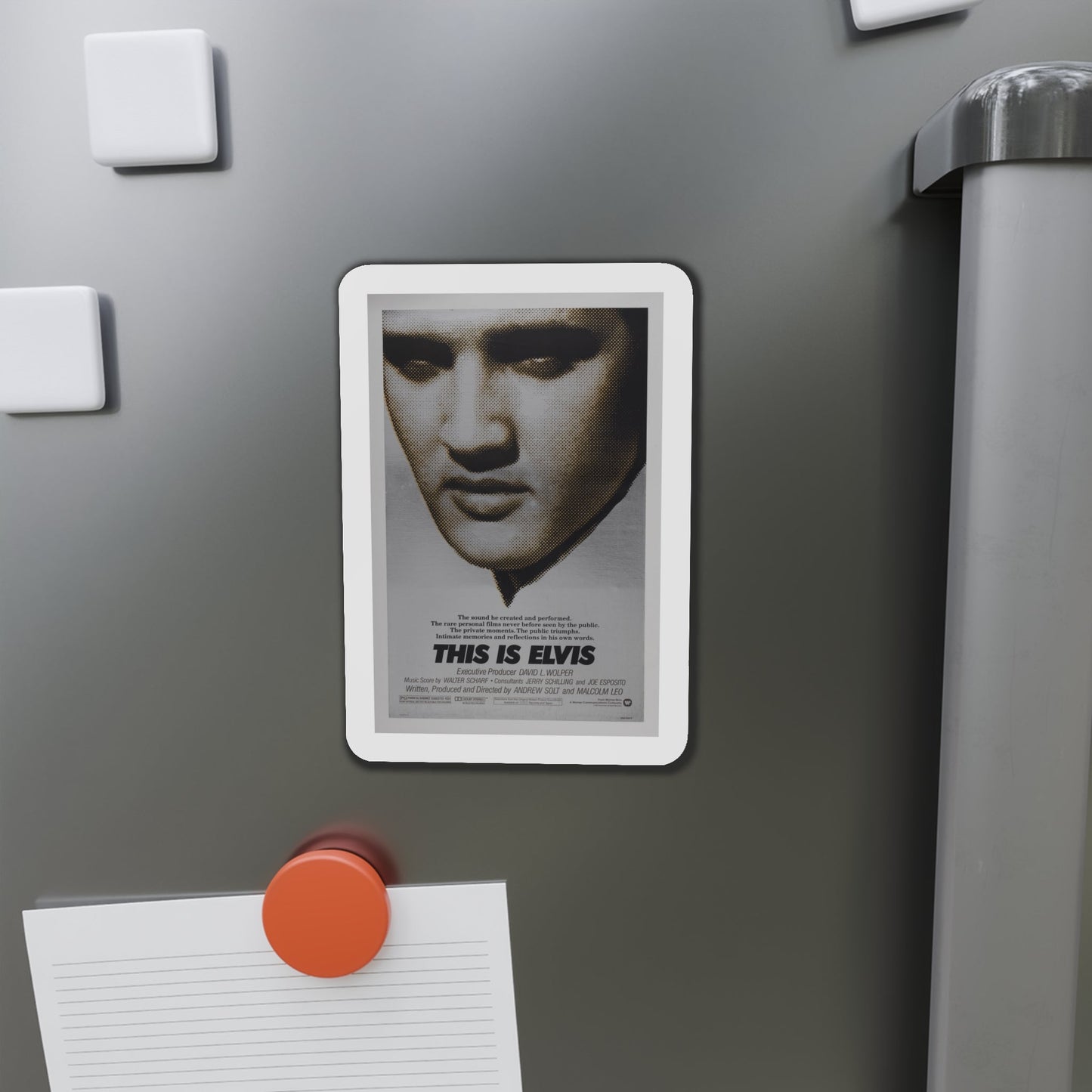 This is Elvis 1981 Movie Poster Die-Cut Magnet-The Sticker Space