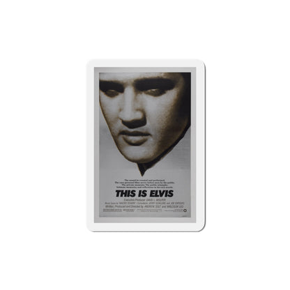 This is Elvis 1981 Movie Poster Die-Cut Magnet-5" x 5"-The Sticker Space