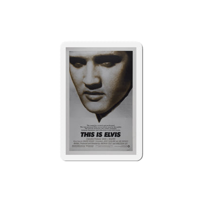 This is Elvis 1981 Movie Poster Die-Cut Magnet-6 Inch-The Sticker Space