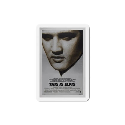 This is Elvis 1981 Movie Poster Refrigerator Magnet 3 Inch - The Sticker Space