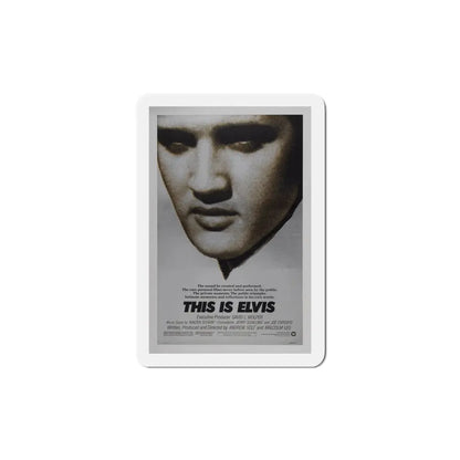 This is Elvis 1981 Movie Poster Refrigerator Magnet 5 Inch - The Sticker Space