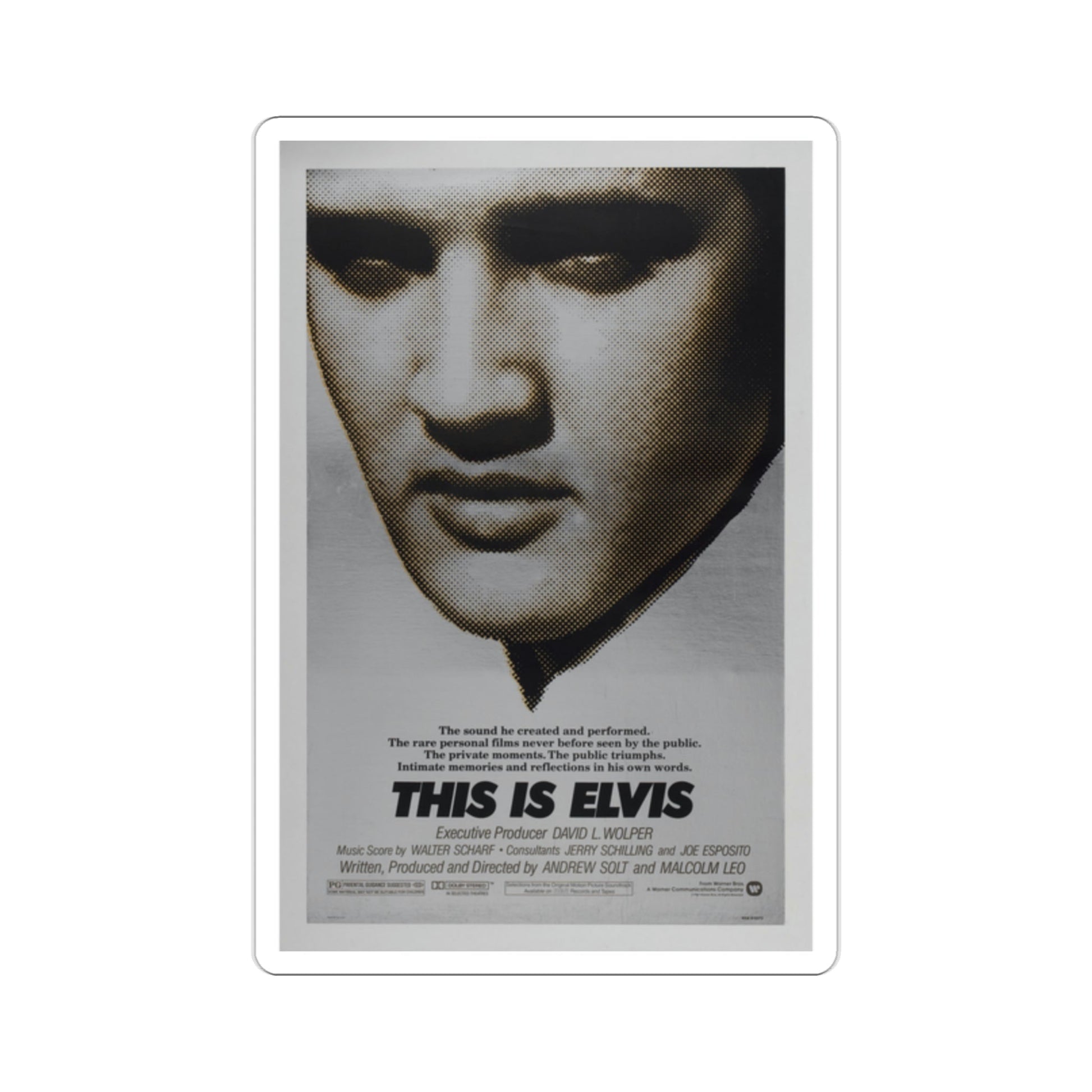 This is Elvis 1981 Movie Poster STICKER Vinyl Die-Cut Decal-2 Inch-The Sticker Space