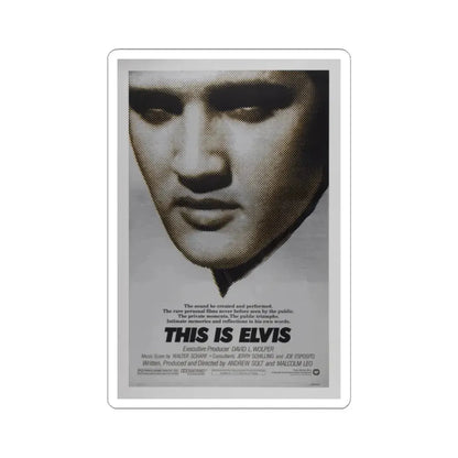 This is Elvis 1981 Movie Poster - STICKER Vinyl Kiss-Cut Decal 2 Inch White - The Sticker Space