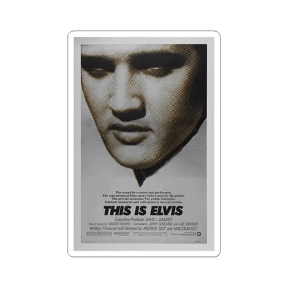 This is Elvis 1981 Movie Poster - STICKER Vinyl Kiss-Cut Decal 6 Inch White - The Sticker Space
