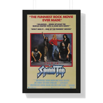 THIS IS SPINAL TAP 1984 - Framed Movie Poster 16″ x 24″ Black - The Sticker Space