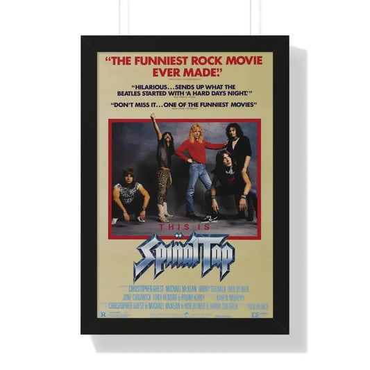 THIS IS SPINAL TAP 1984 - Framed Movie Poster 16″ x 24″ Black - The Sticker Space