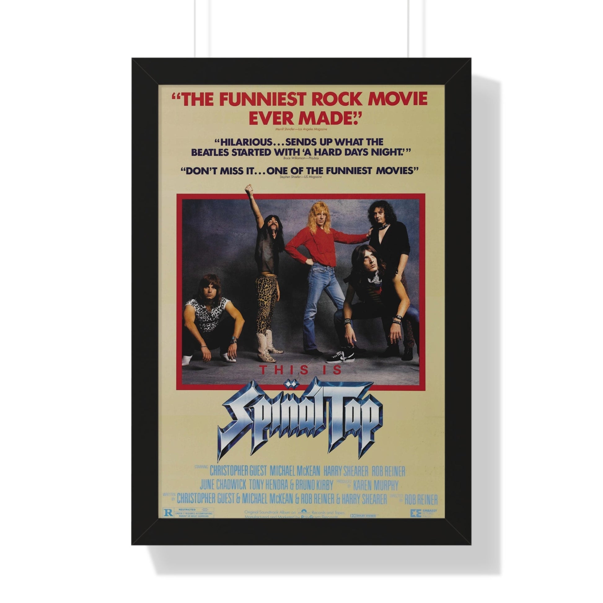 THIS IS SPINAL TAP 1984 - Framed Movie Poster-16″ x 24″-The Sticker Space