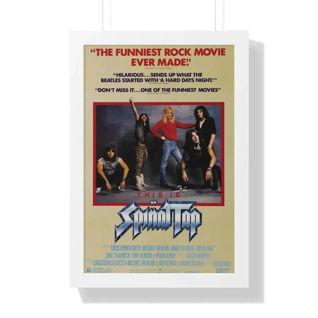 THIS IS SPINAL TAP 1984 - Framed Movie Poster 16″ x 24″ White - The Sticker Space