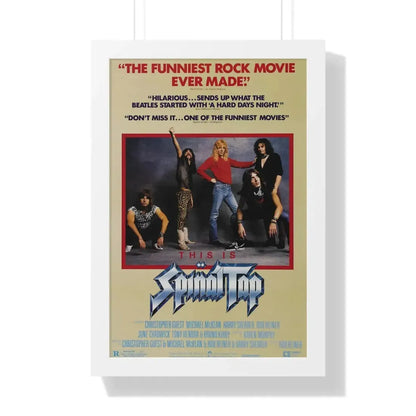 THIS IS SPINAL TAP 1984 - Framed Movie Poster 16″ x 24″ White - The Sticker Space