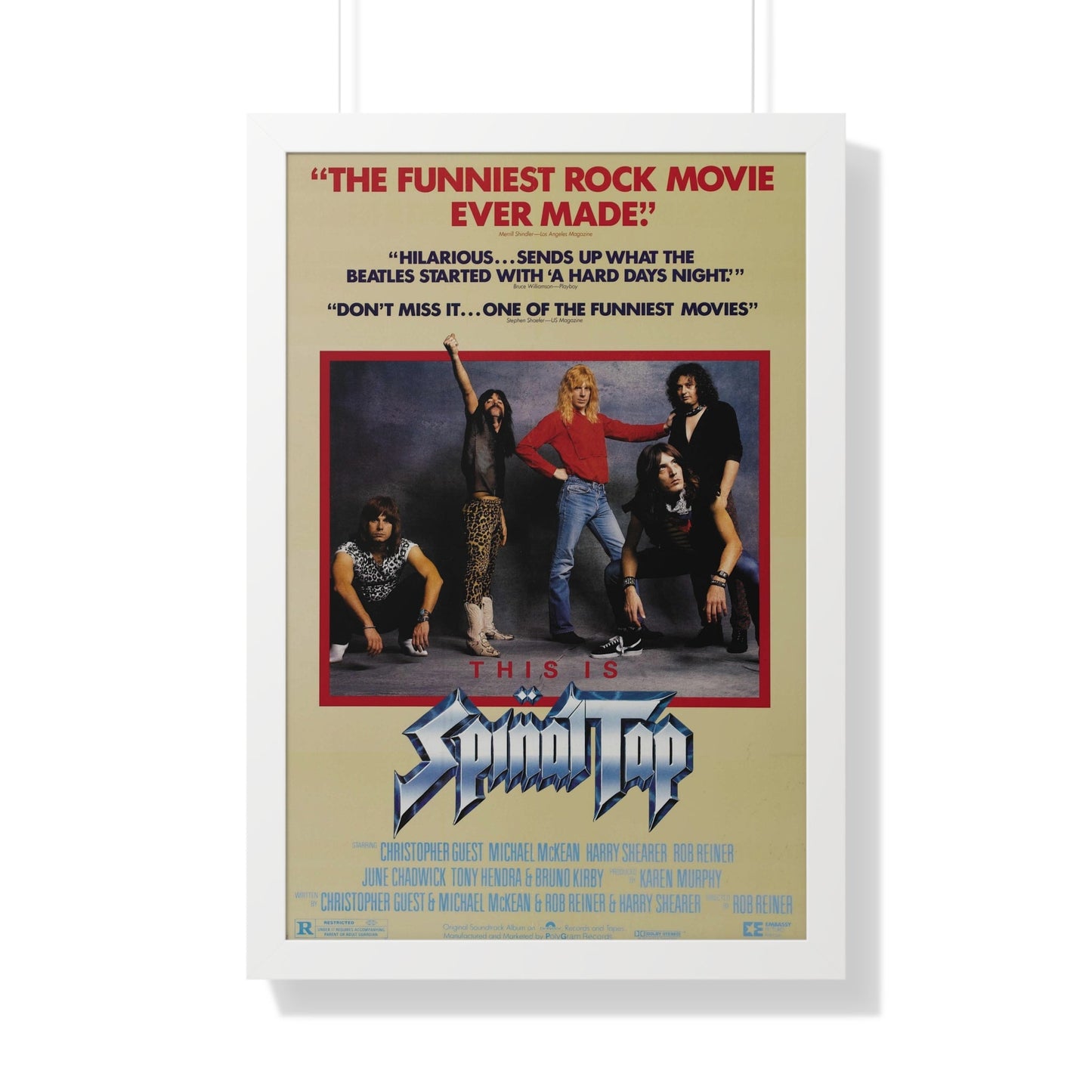 THIS IS SPINAL TAP 1984 - Framed Movie Poster-20" x 30"-The Sticker Space