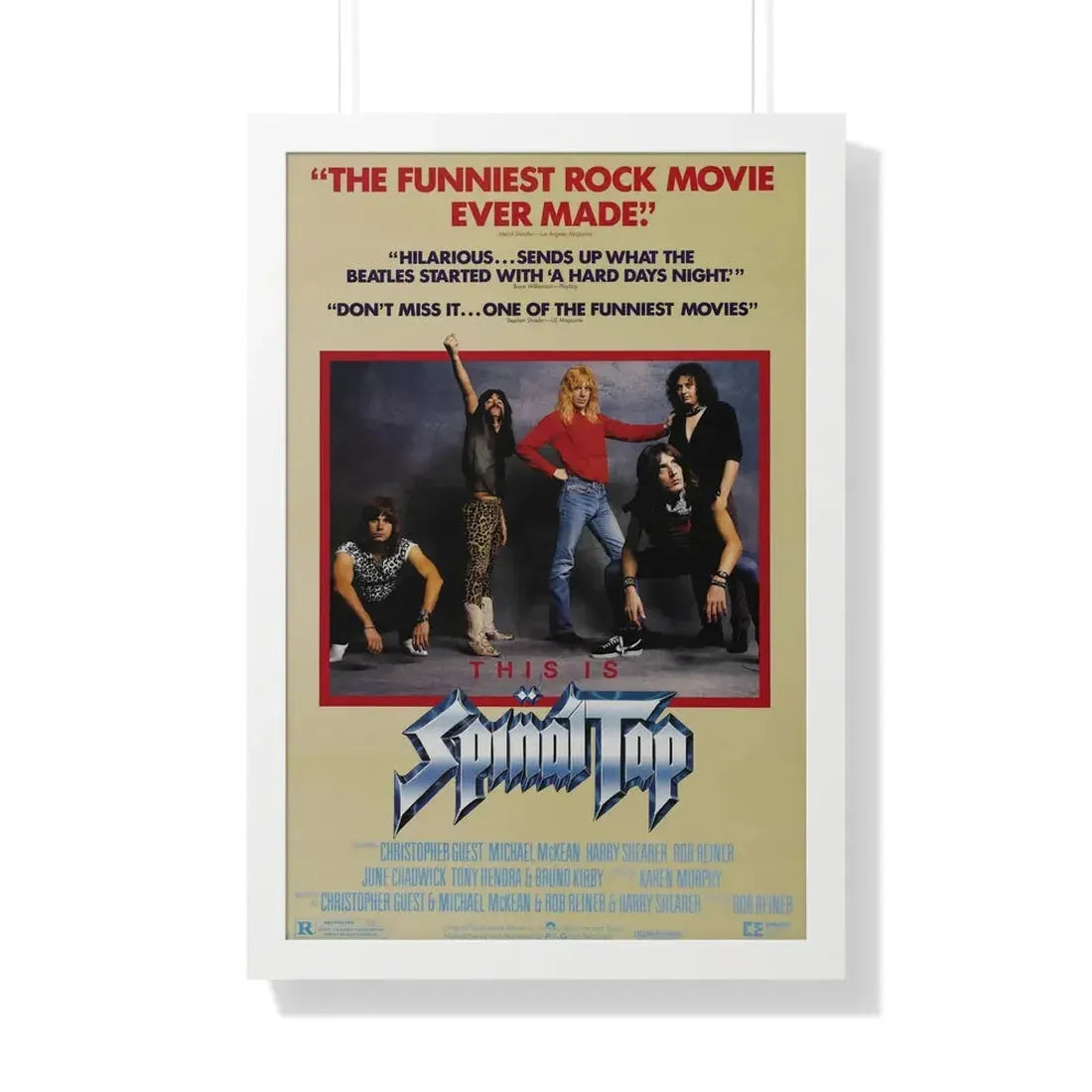 THIS IS SPINAL TAP 1984 - Framed Movie Poster 20" x 30" White - The Sticker Space