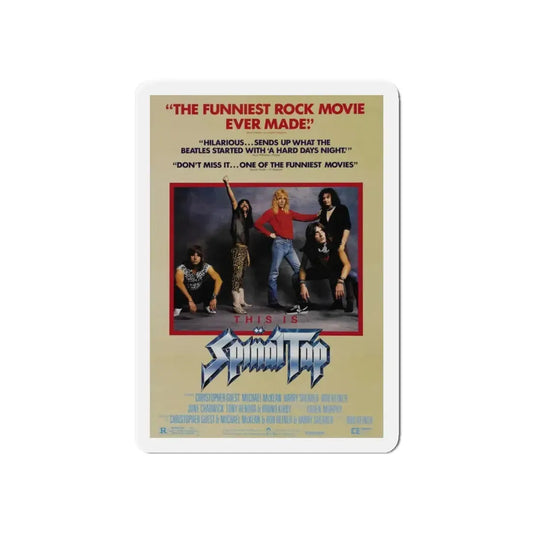 THIS IS SPINAL TAP 1984 Movie Poster - Refrigerator Magnet 6 Inch - The Sticker Space