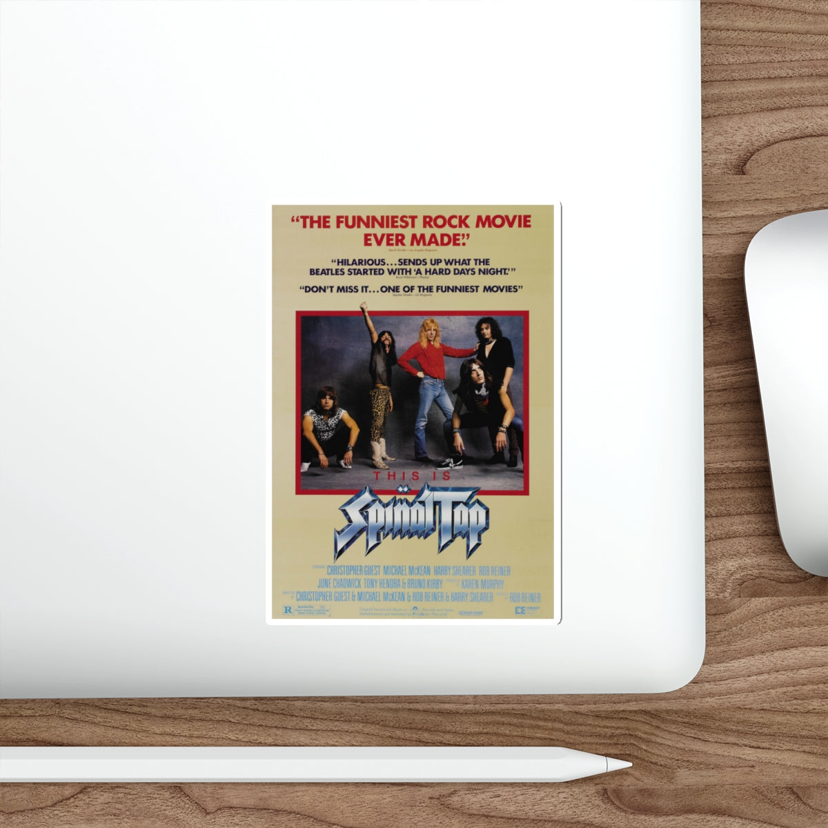 THIS IS SPINAL TAP 1984 Movie Poster STICKER Vinyl Die-Cut Decal-The Sticker Space