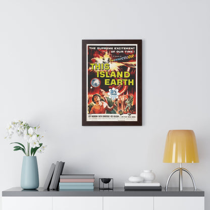 THIS ISLAND EARTH 1955 - Framed Movie Poster-The Sticker Space