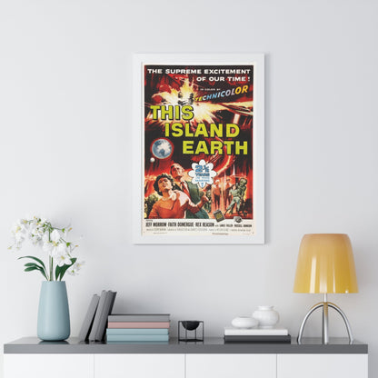 THIS ISLAND EARTH 1955 - Framed Movie Poster-The Sticker Space