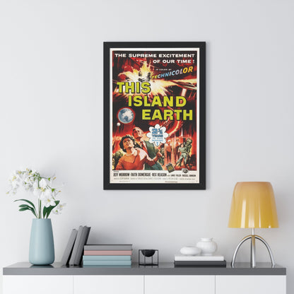 THIS ISLAND EARTH 1955 - Framed Movie Poster-The Sticker Space