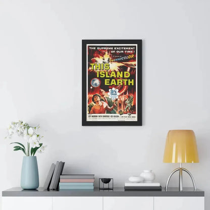 THIS ISLAND EARTH 1955 - Framed Movie Poster - The Sticker Space
