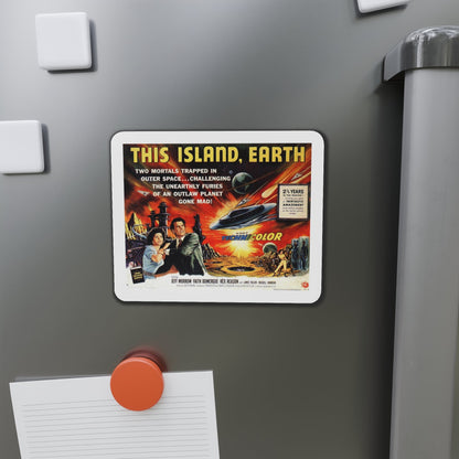 This Island Earth 1955 Movie Poster Die-Cut Magnet-The Sticker Space