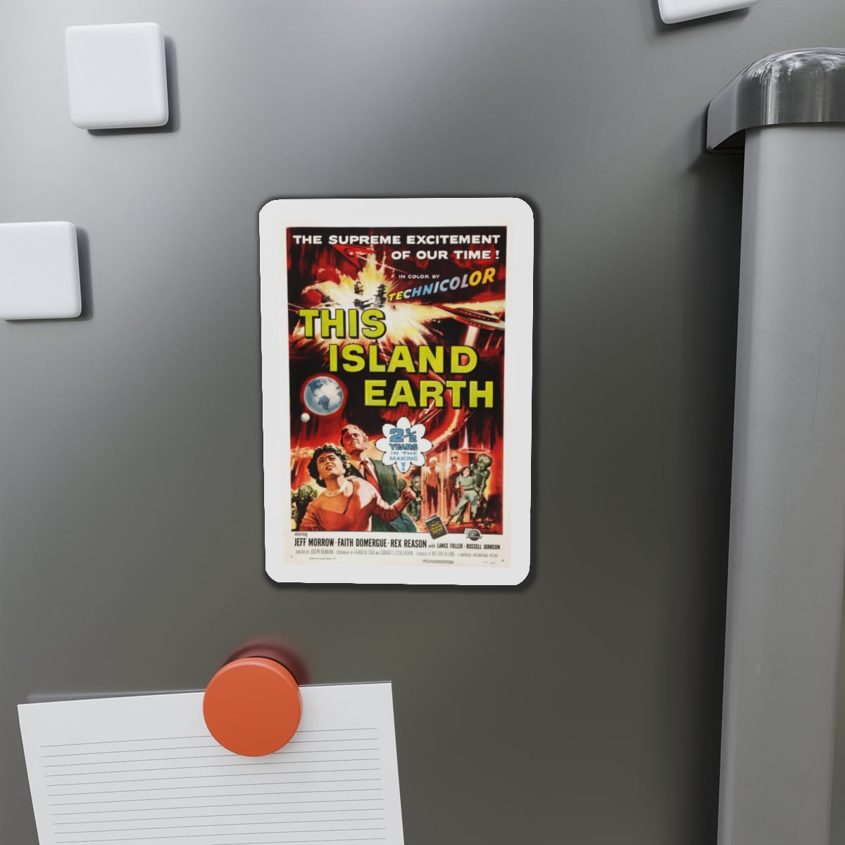 THIS ISLAND EARTH 1955 Movie Poster - Refrigerator Magnet