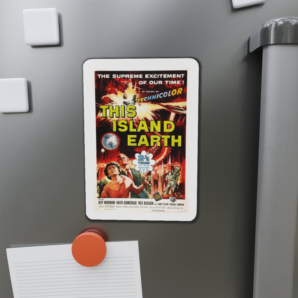 THIS ISLAND EARTH 1955 Movie Poster - Refrigerator Magnet