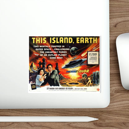 This Island Earth 1955 Movie Poster STICKER Vinyl Die-Cut Decal-The Sticker Space