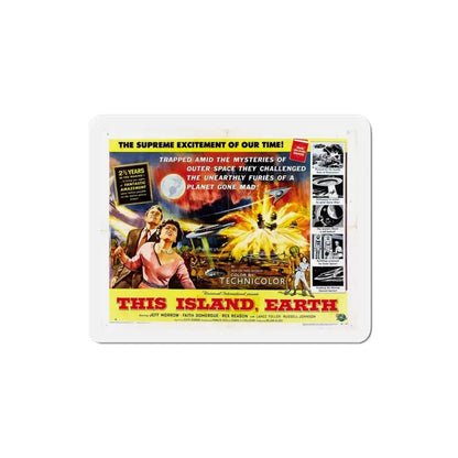 This Island Earth 1955 v2 Movie Poster Refrigerator Magnet 3 Inch - The Sticker Space